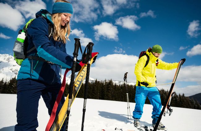 Skitour & Schneeschuhwanderungen in Filzmoos zur Oberhofalm