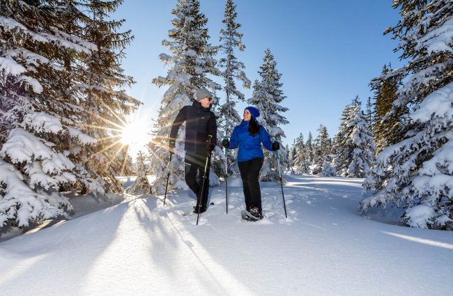 Skitour & Schneeschuhwanderungen in Filzmoos zur Oberhofalm