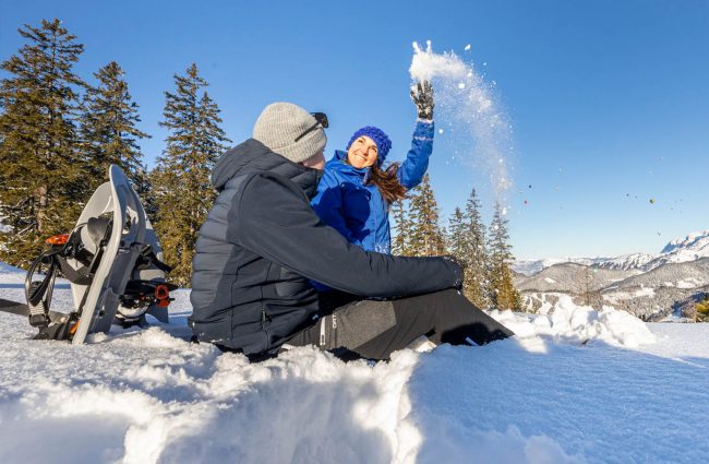 Skitour & Schneeschuhwanderungen in Filzmoos zur Oberhofalm