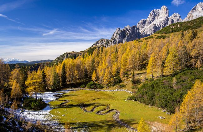 Wandern im Hofalmgebiet rund um die Bischofsmütze - Oberhofalm Filzmoos